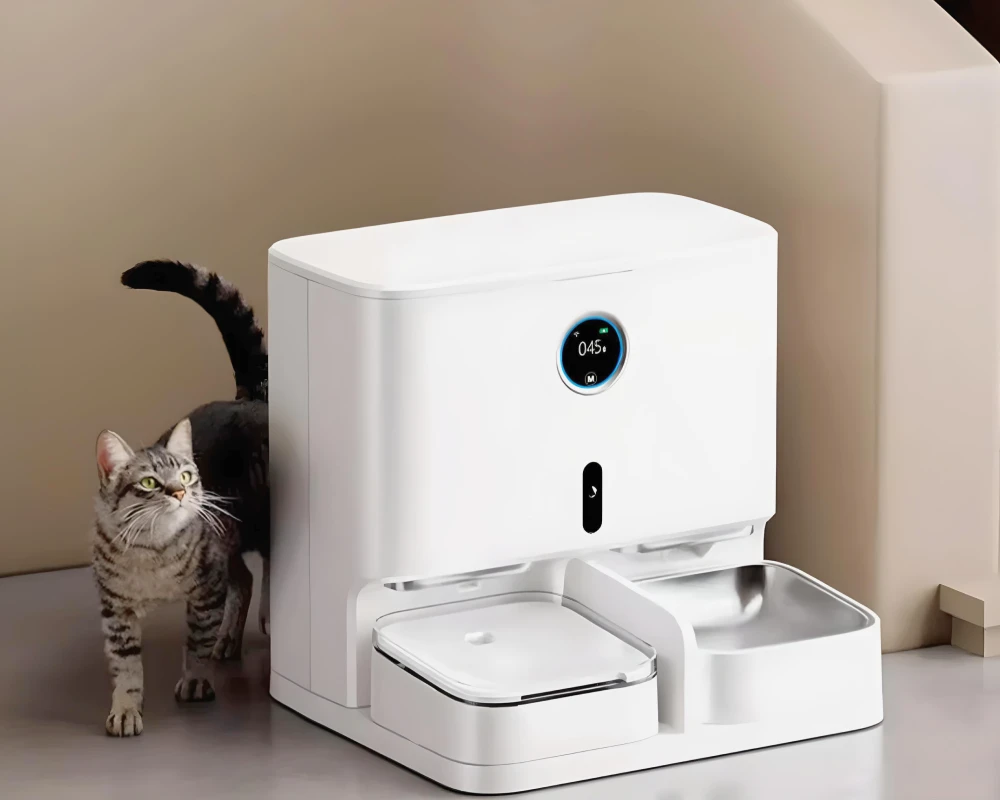 pet food and water dispenser